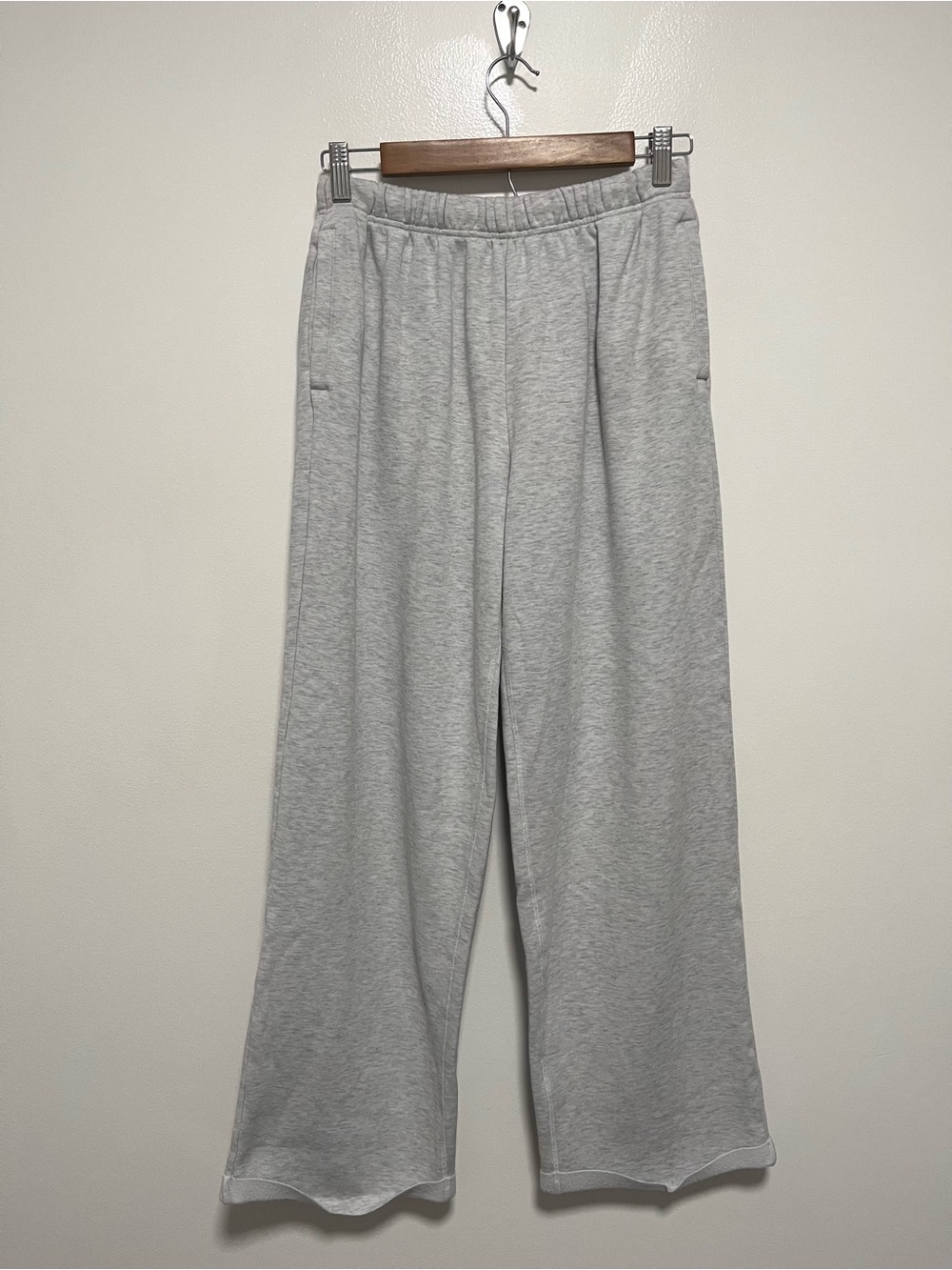 Skims Gray Straight Leg Sweatpants Loungewear Pull On Gray XS